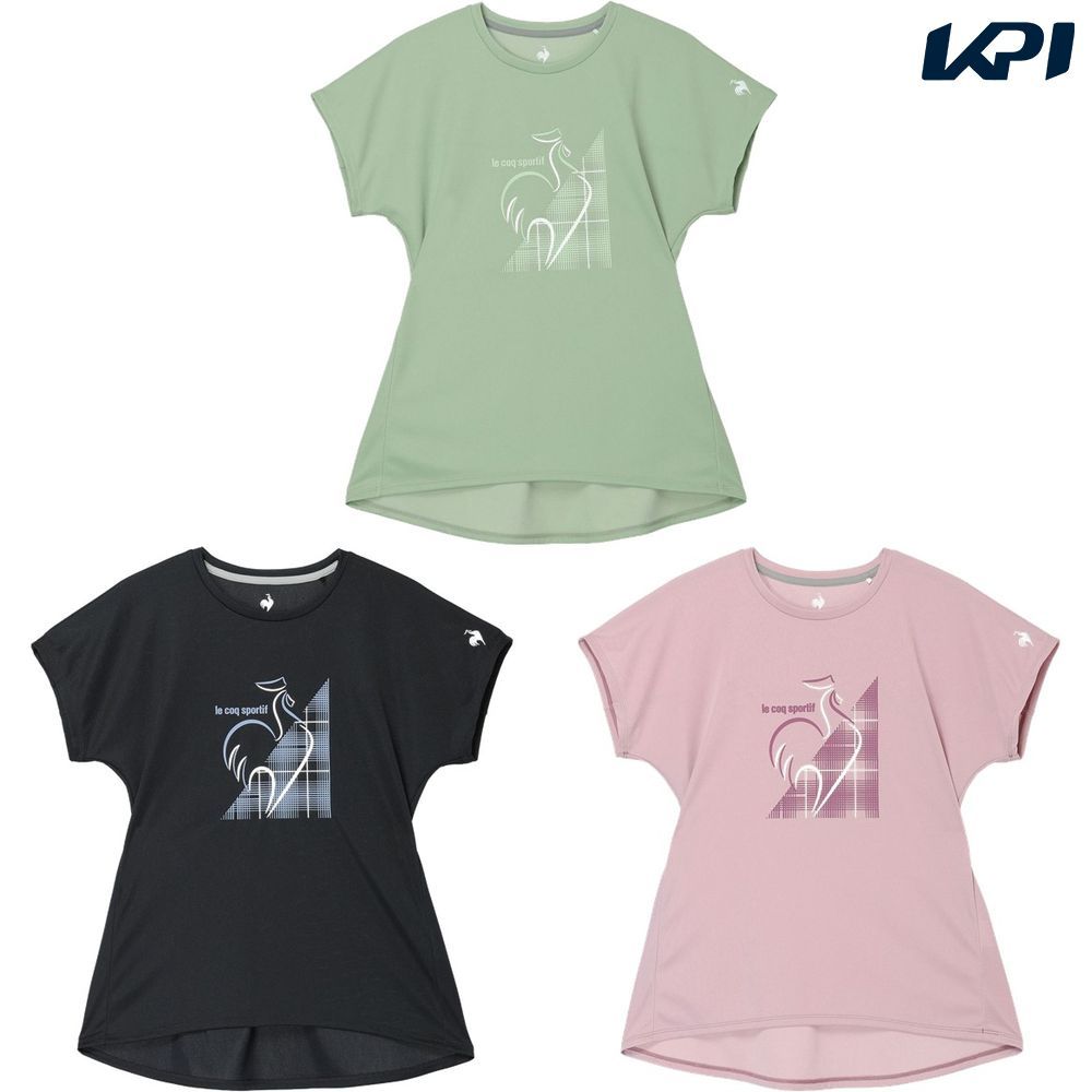 ルコック le coq sportif テニスウェア レディース   プラクティスシャツ LN6FHT23L 2026FW 8月中旬発売予定※予約