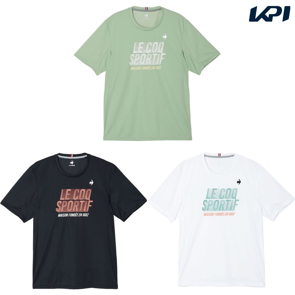 ルコック le coq sportif テニスウェア メンズ   プラクティスシャツ LN6FHT23M 2026FW 8月中旬発売予定※予約