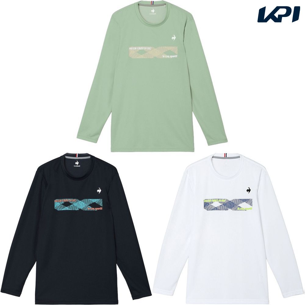 ルコック le coq sportif テニスウェア メンズ   長袖プラクティスシャツ LN6FLT24M 2026FW 9月中旬発売予定※予約