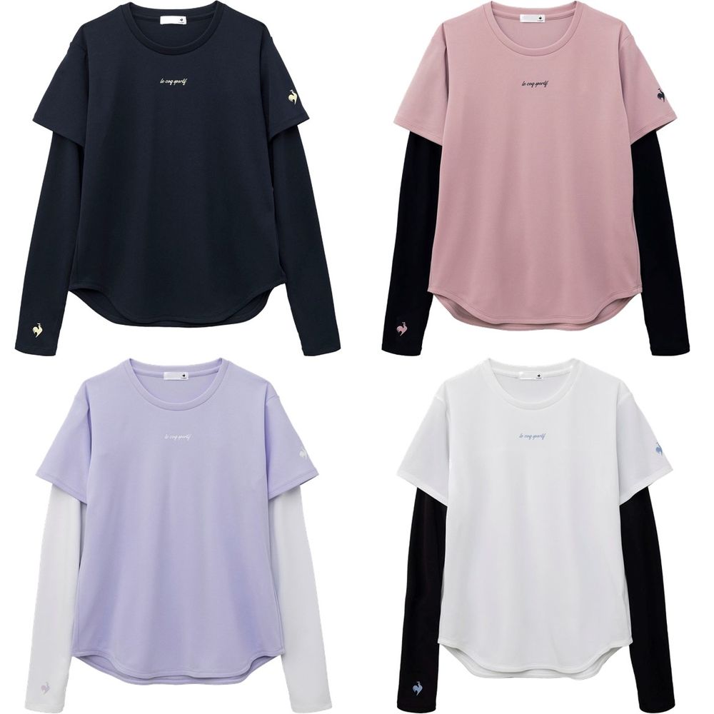 ルコック le coq sportif マルチSPウェア レディース   アームカバー付キ半袖Tシャツ LT6FHT02L 2026FW 9月中旬発売予定※予約