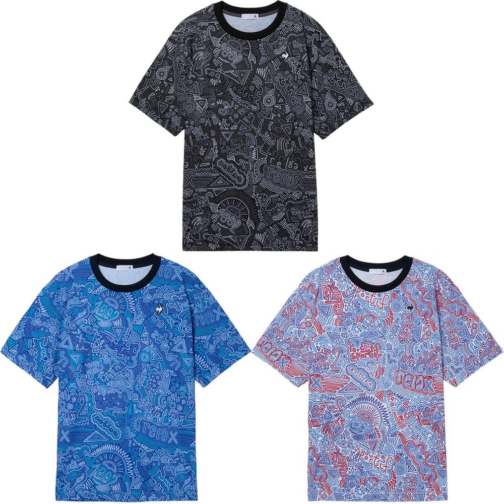 ルコック le coq sportif マルチSPウェア メンズ   サンスクリーングラフィックシャツ LT6SHT05M 2026SS