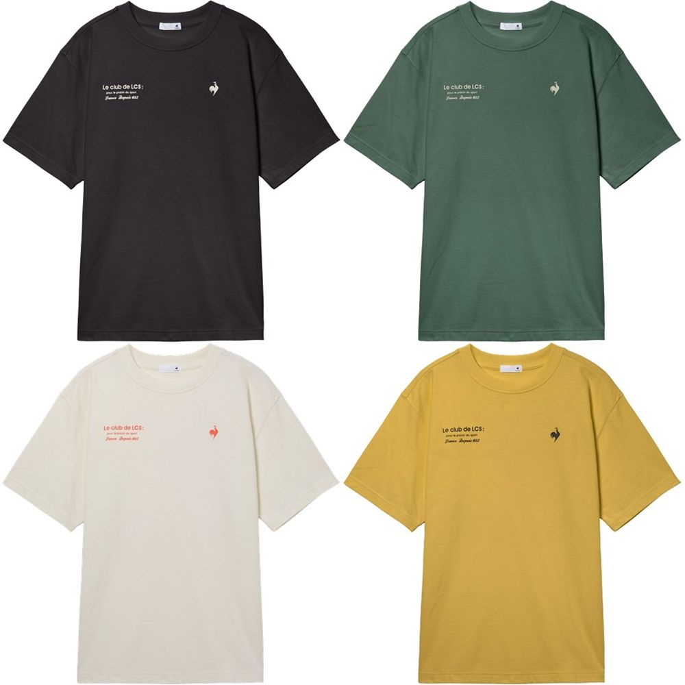 ルコック le coq sportif マルチSPウェア メンズ   バックプリント半袖Tシャツ LT6SHT06M 2026SS
