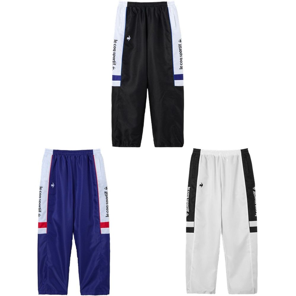 ルコック le coq sportif カジュアルウェア メンズ   カラーブロック裏起毛ストレートロングパンツ LU5FPZ30M 2025FW