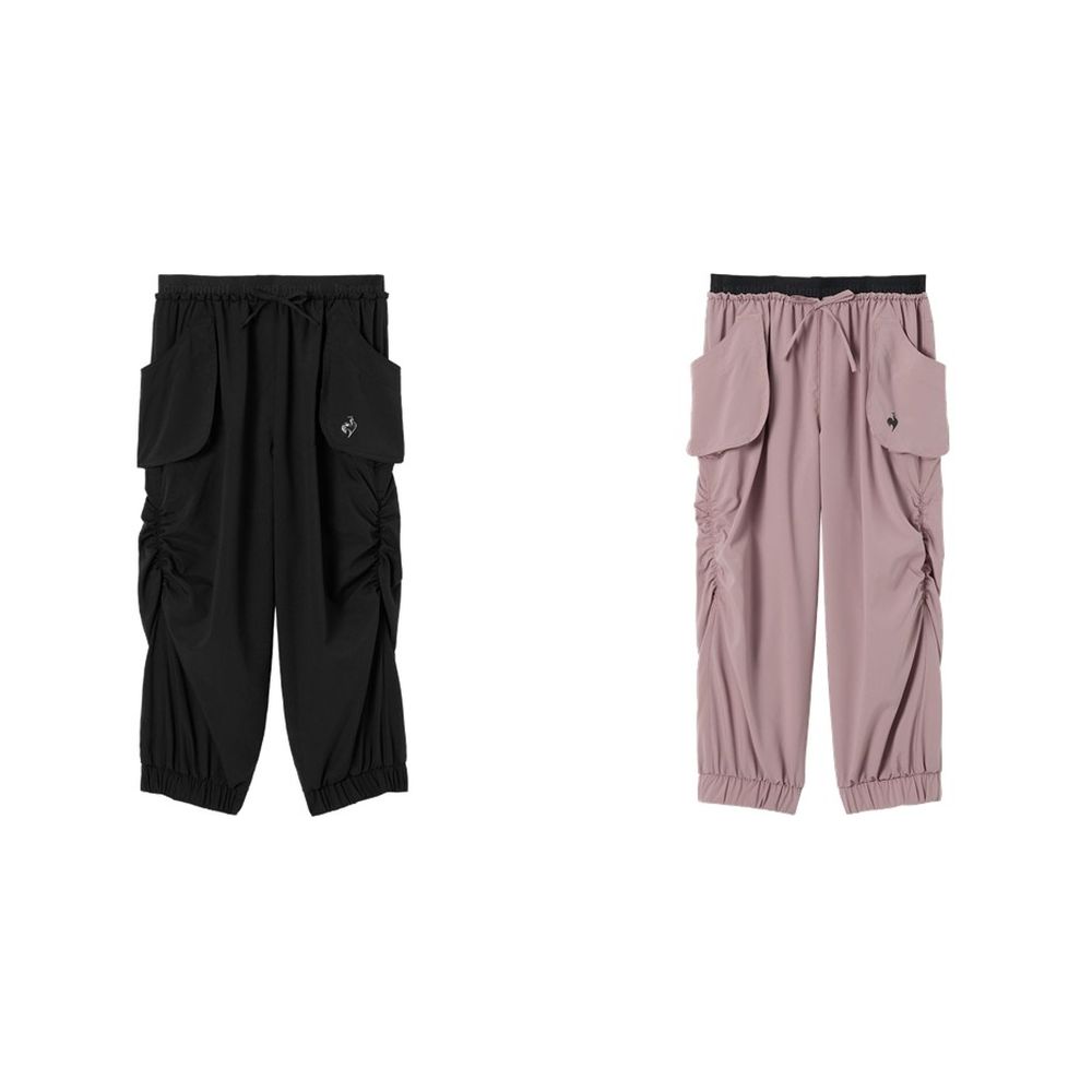 ルコック le coq sportif マルチSPウェア レディース   シャーリングクロップドパンツ LZ5FHP40L 2025FW