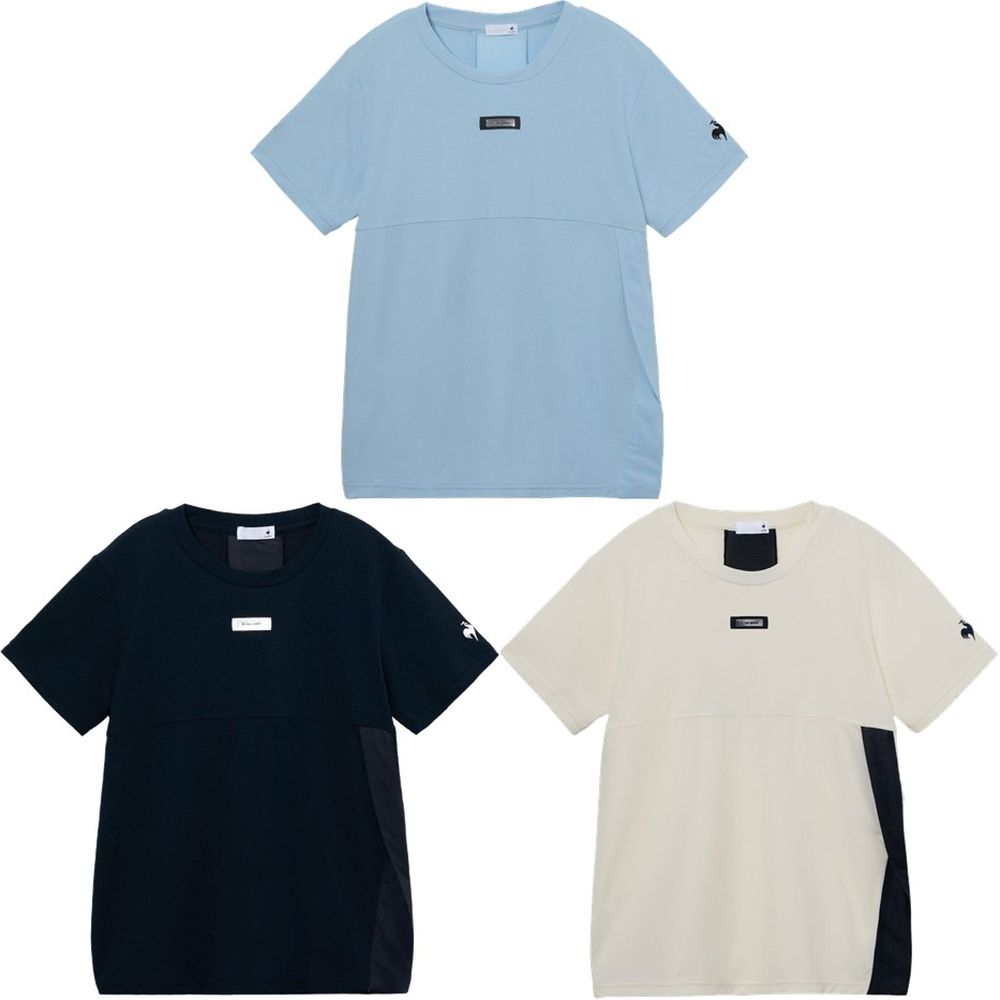 ルコック le coq sportif マルチSPウェア レディース   シアーニットスリット半袖Tシャツ LZ6SHT04L 2026SS