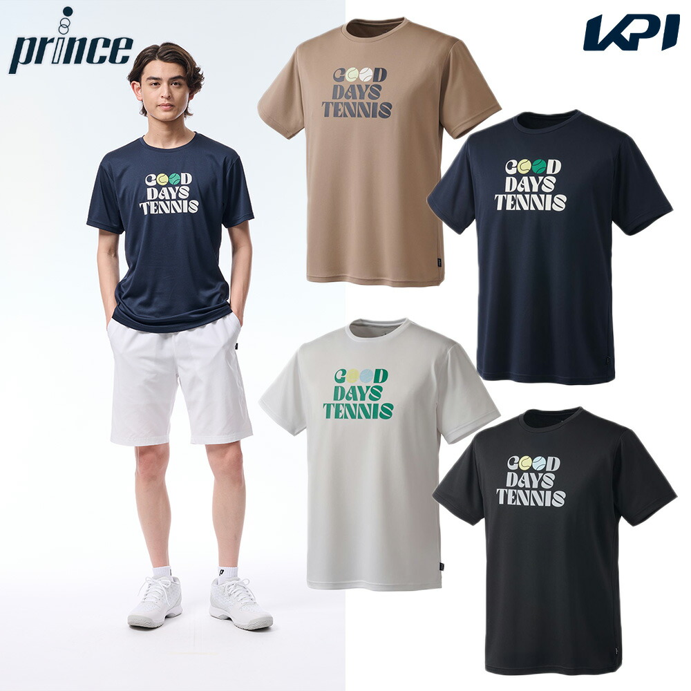 プリンス Prince テニスウェア メンズ   Tシャツ MF5029 2025FW 7月下旬発売予定※予約