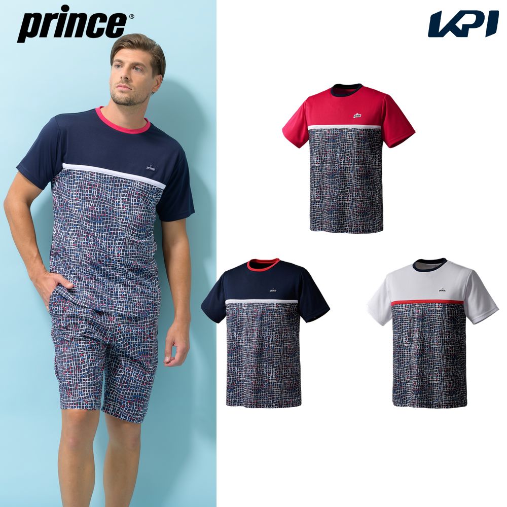 プリンス Prince テニスウェア ユニセックス ゲームシャツ MS3003 2023SS