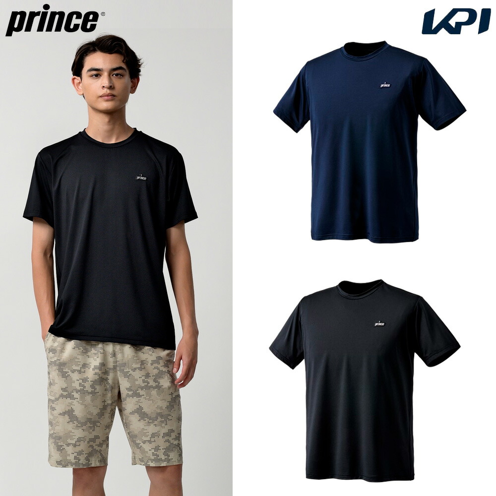 プリンス Prince テニスウェア メンズ   メッシュゲームシャツ MS4018 2024SS