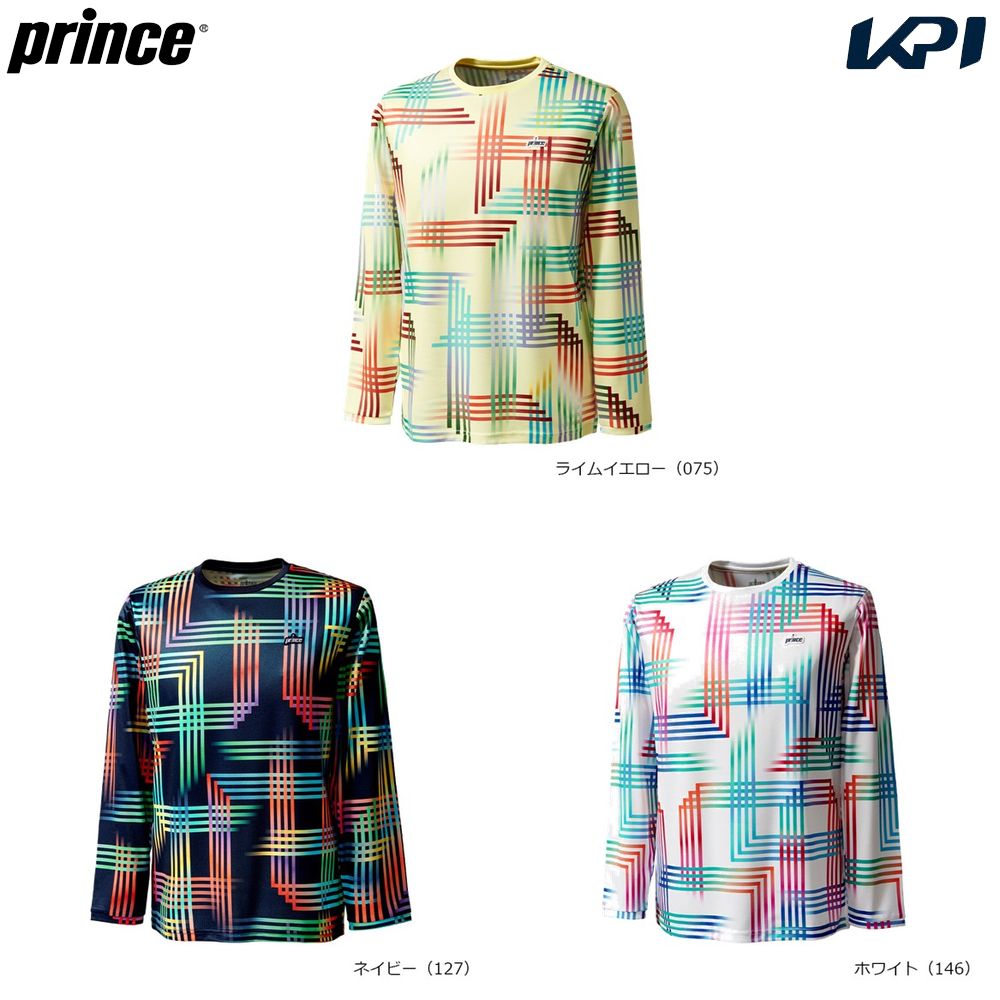 プリンス Prince テニスウェア ユニセックス   ロングスリーブシャツ MS6005 2026SS 1月下旬発売予定※予約