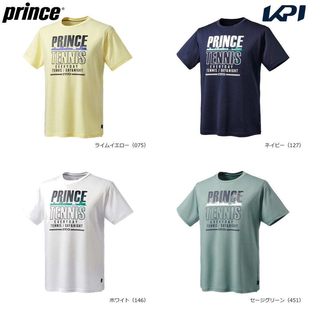 プリンス Prince テニスウェア ユニセックス   Tシャツ MS6012 2026SS 2月下旬発売予定※予約