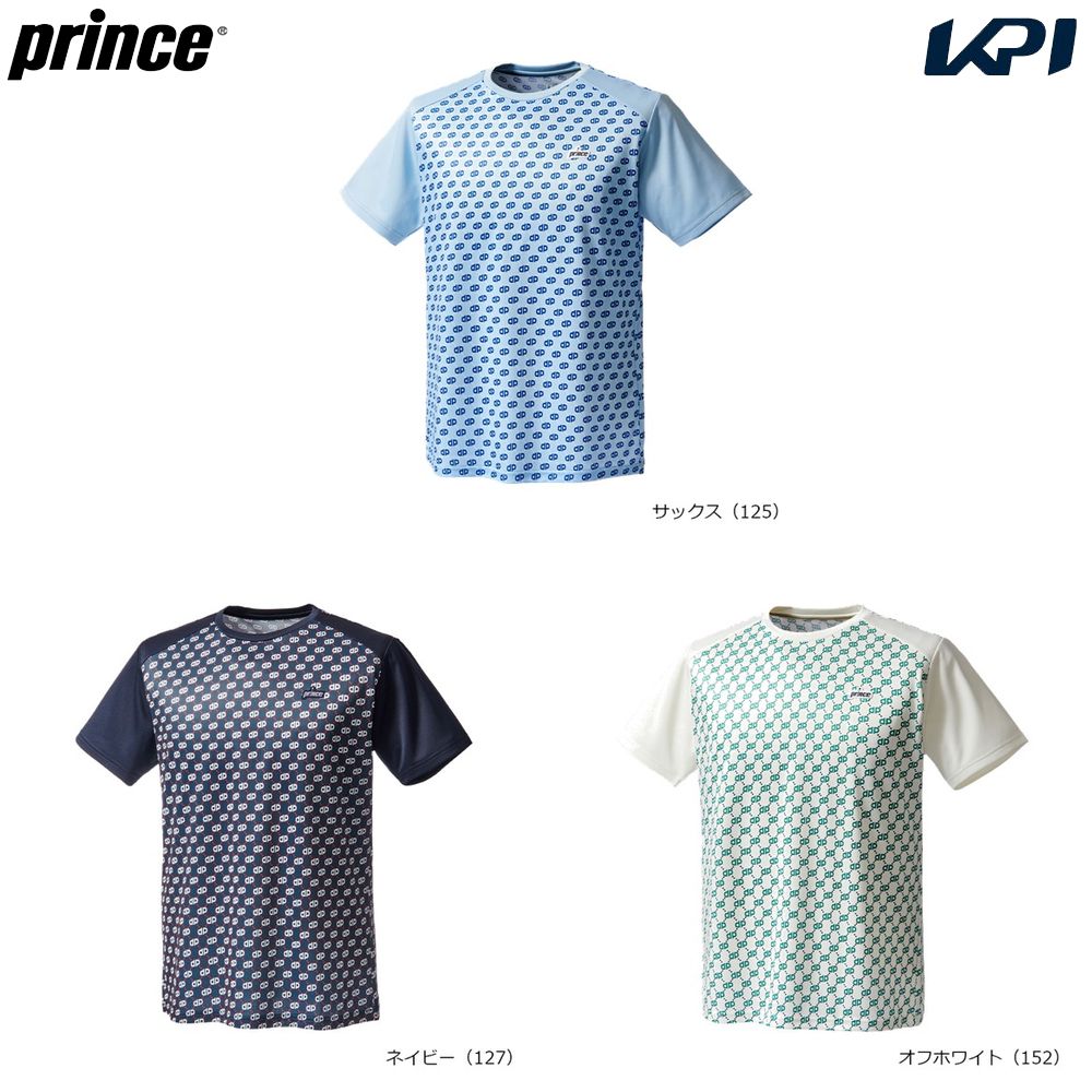 プリンス Prince テニスウェア ユニセックス   ゲームシャツ MS6015 2026SS 3月下旬発売予定※予約
