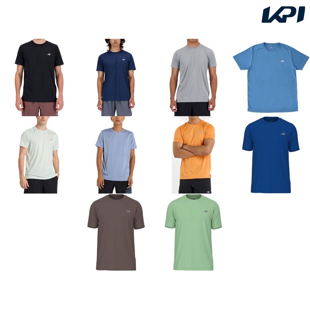 ニューバランス NEW BLANCE ランニングウェア メンズ   53 Sport Essentials ランショートスリーブTシャツ MT41222 2020SS