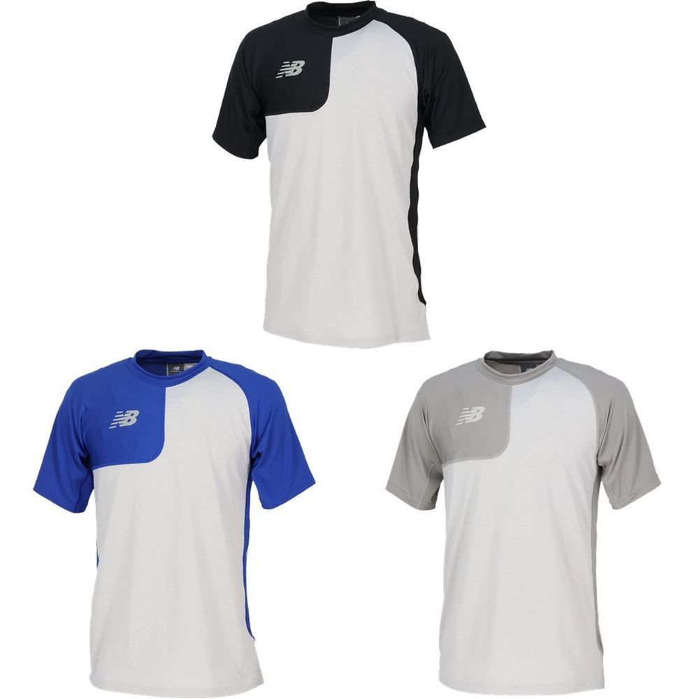 ニューバランス NEW BALANCE 野球ウェア メンズ   Asym Short Sleeve Top Right MT61X6LR