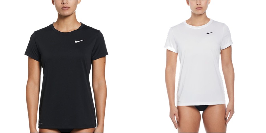 ナイキ NIKE 水泳水着 レディース   ウィメンズソリッド半袖ハイドロガード NESSD350