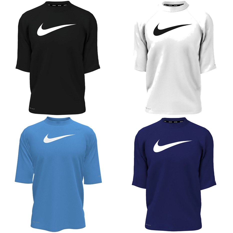 ナイキ NIKE 水泳水着 ジュニア   ボーイズソリッド半袖ハイドロガード NESSD828