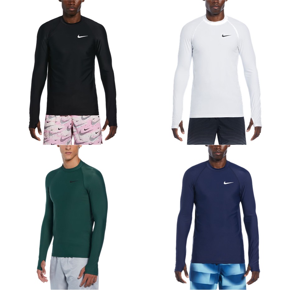ナイキ NIKE 水泳水着 メンズ   ホワイトウォーター　長袖ハイドロガード NESSE473