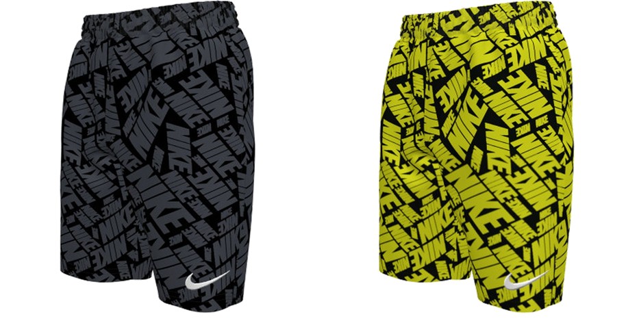ナイキ NIKE 水泳水着 ジュニア   ＮＩＫＥ総柄　７ボレーショーツ NESSE812