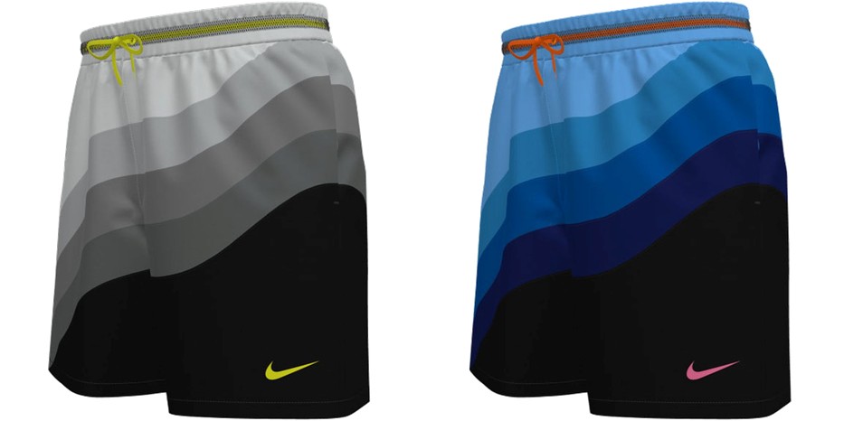 ナイキ NIKE 水泳水着 メンズ   エアマックスカラーブロック　７ボレーショーツ NESSF512