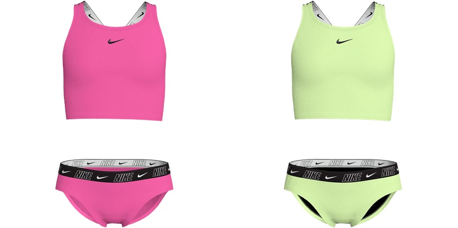 ナイキ NIKE 水泳水着 ジュニア   クロスバックミッドキニセット NESSF730