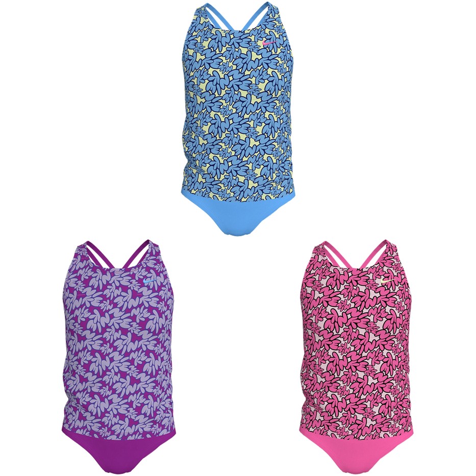 ナイキ NIKE 水泳水着 ジュニア   バブルＮＩＫＥプリントタンキニセット NESSF739