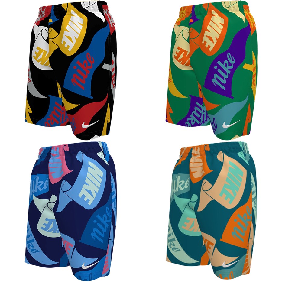 ナイキ NIKE 水泳水着 ジュニア   フラッグプリント　７ボレーショーツ NESSF801