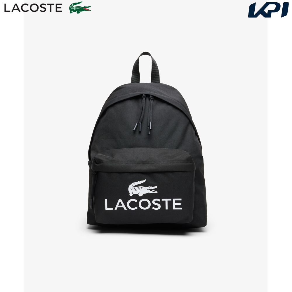 ラコステ LACOSTE テニスバッグ・ケース    BACKPACK ブラック NU5182ZT-000 2月中旬発売予定※予約「タオルキャンペーン対象」