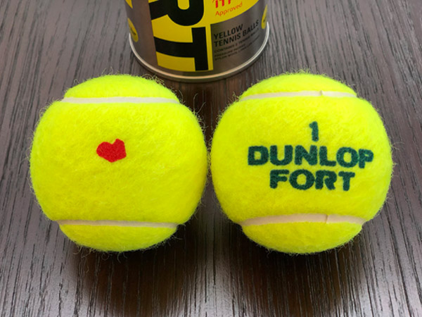 「KPIオリジナルモデル」「新パッケージ」DUNLOP（ダンロップ）「FORT（フォート）[2個入]1箱（30缶/60球）」テニスボール