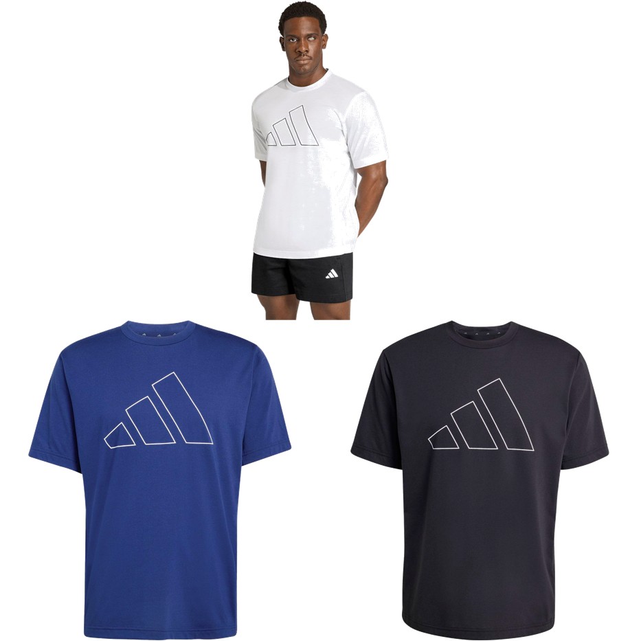 アディダス adidas ランニングウェア メンズ   ワークアウト エッセンシャルズ Feelready ロゴ Tシャツ P5731 2026SS