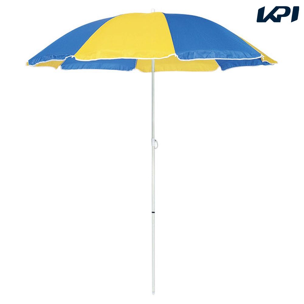 CAPTAIN STAG アウトドア設備用品    デューイ パラソル170cm(ブルー×イエロー) 【Mー1589】 M1589