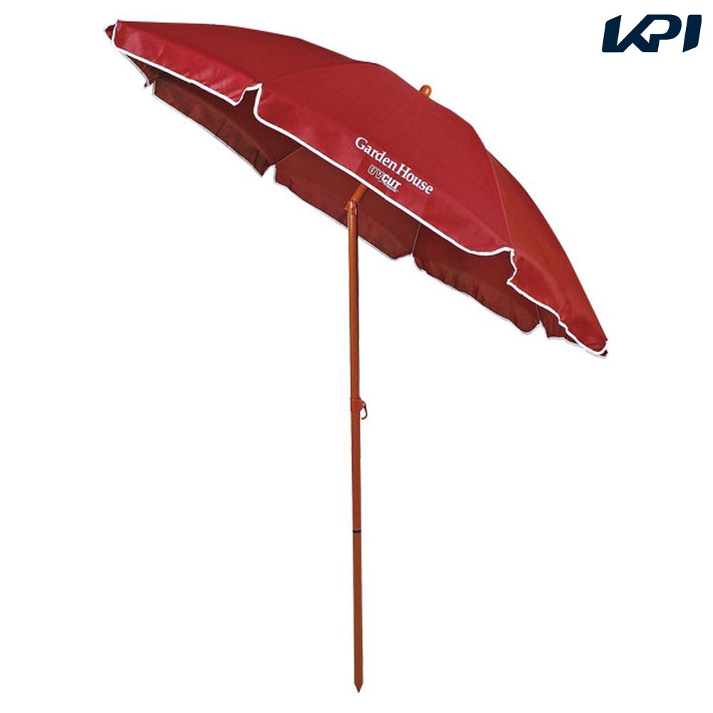 CAPTAIN STAG アウトドア設備用品    ガーデンハウス UVカットパラソル200cm(ワイン) MG0345