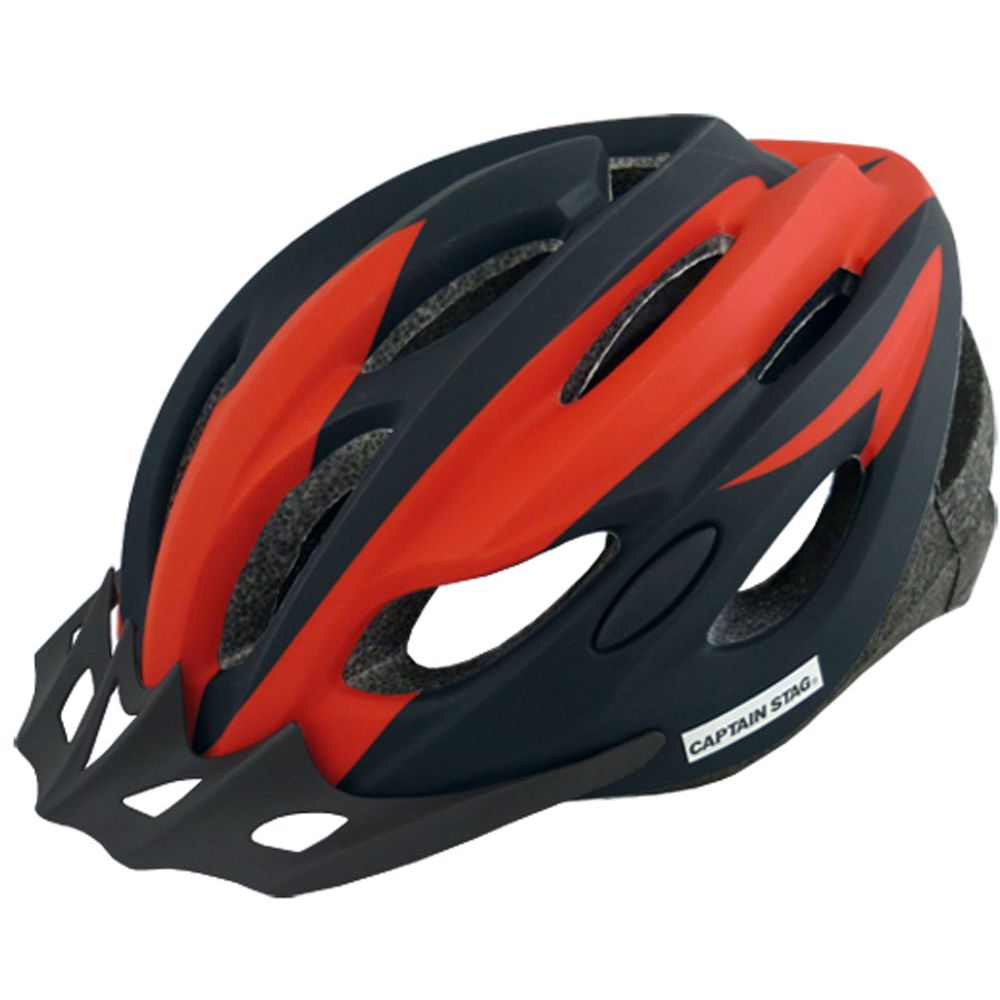 アウトドアその他  CAPTAIN STAG キャプテンスタッグ 自転車用 ヘルメット Vento マットレッド Y6522