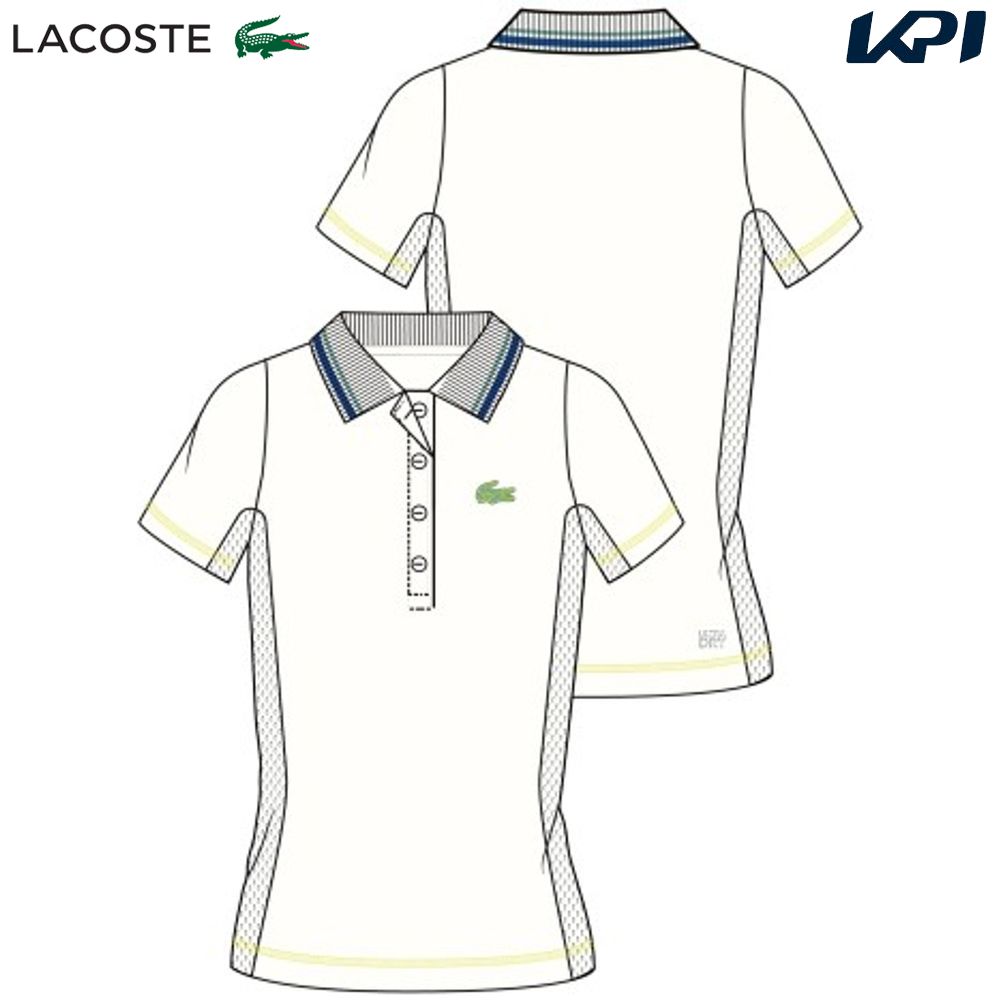 ラコステ LACOSTE テニスウェア レディース ポロシャツ PF4842-99-70V 2023SS