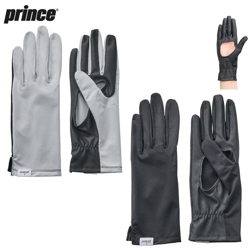 プリンス Prince テニスアクセサリー レディース 抗菌グローブ ロング（穴あき） PG985 2023年