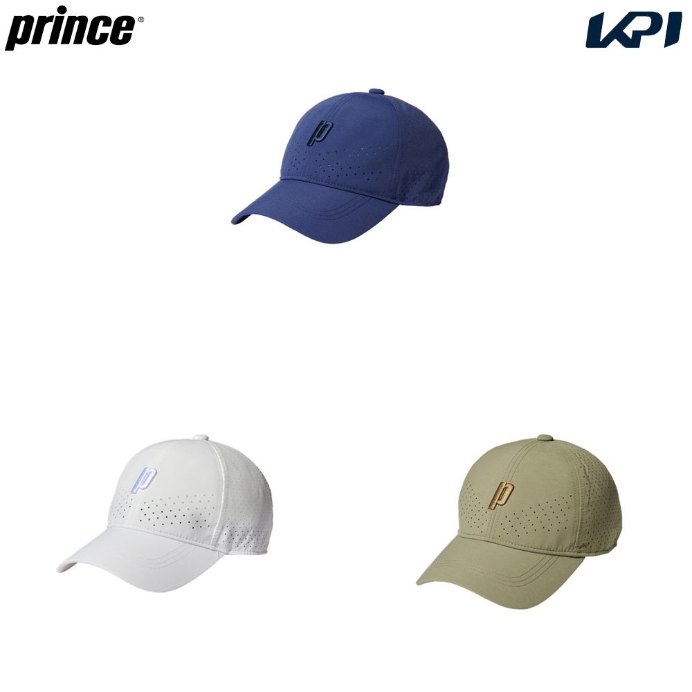 プリンス Prince テニスキャップ・バイザー ユニセックス   パンチングキャップ PH003 3月下旬発売予定※予約