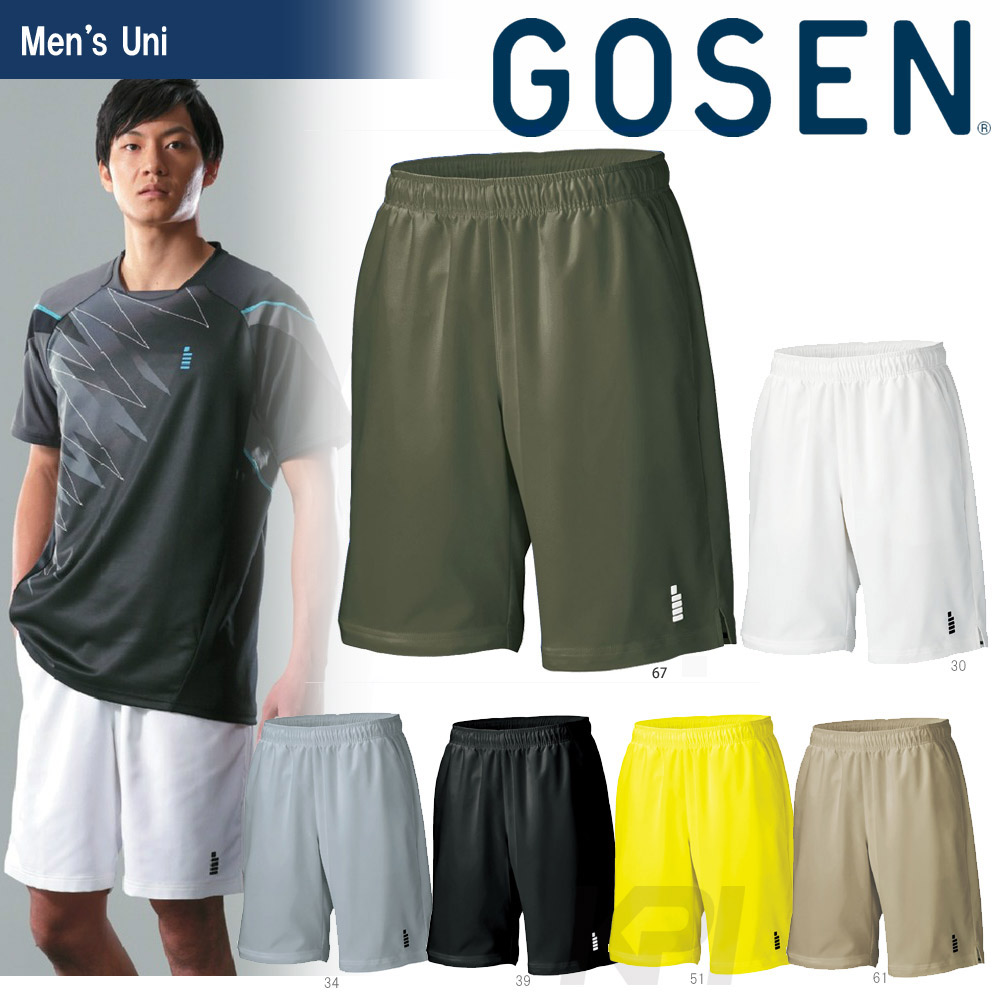 GOSEN（ゴーセン）「UNI ハーフパンツ PP1600」テニスウェア 【テニコレ掲載】