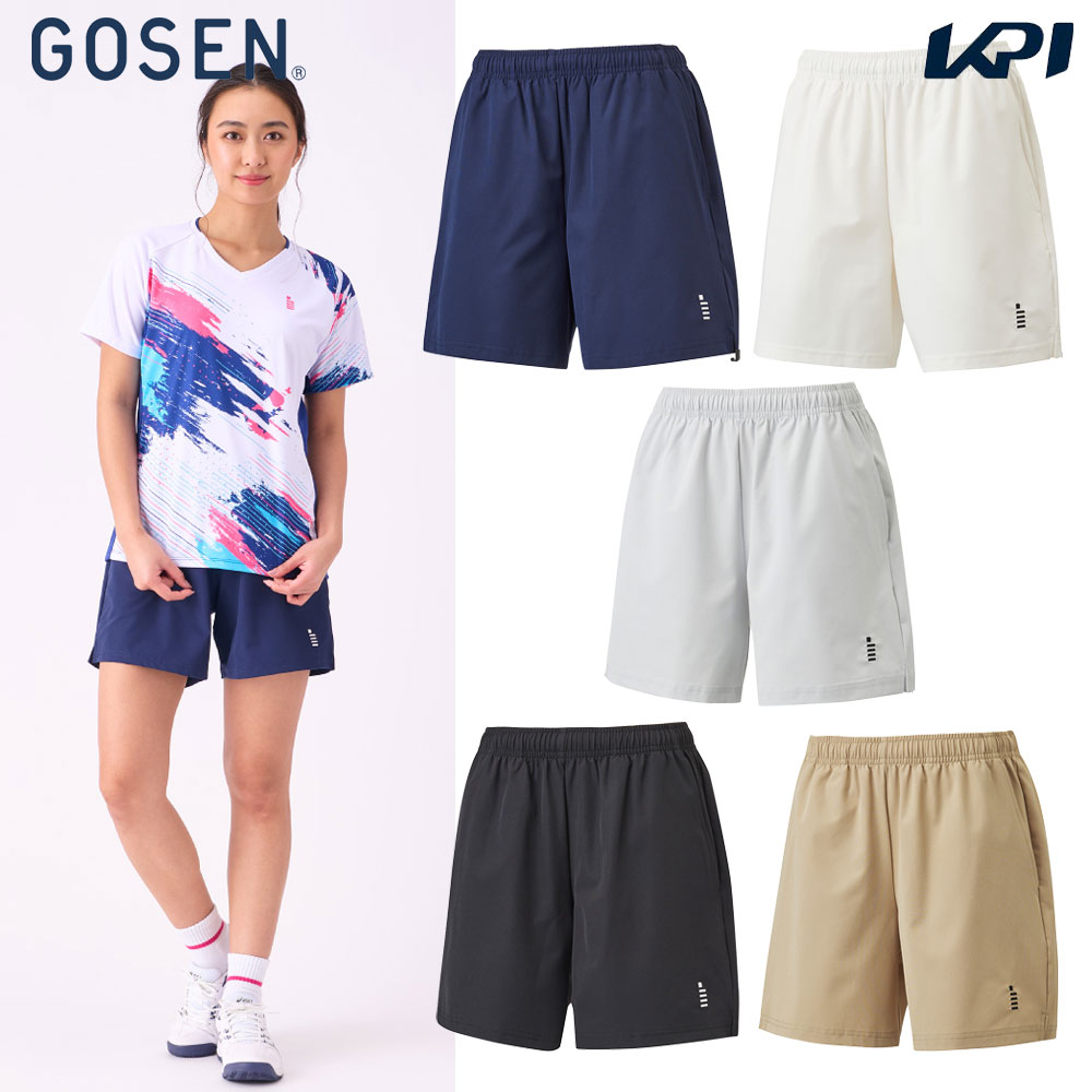 ゴーセン GOSEN テニスウェア レディース   ハーフパンツ PP2441 2024FW