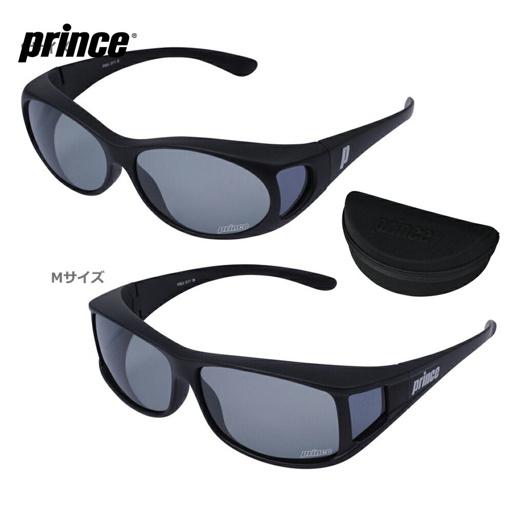 プリンス Prince テニスサングラス ユニセックス 調光偏光オーバーグラス サングラス（専用セミハードケース付） PSU180