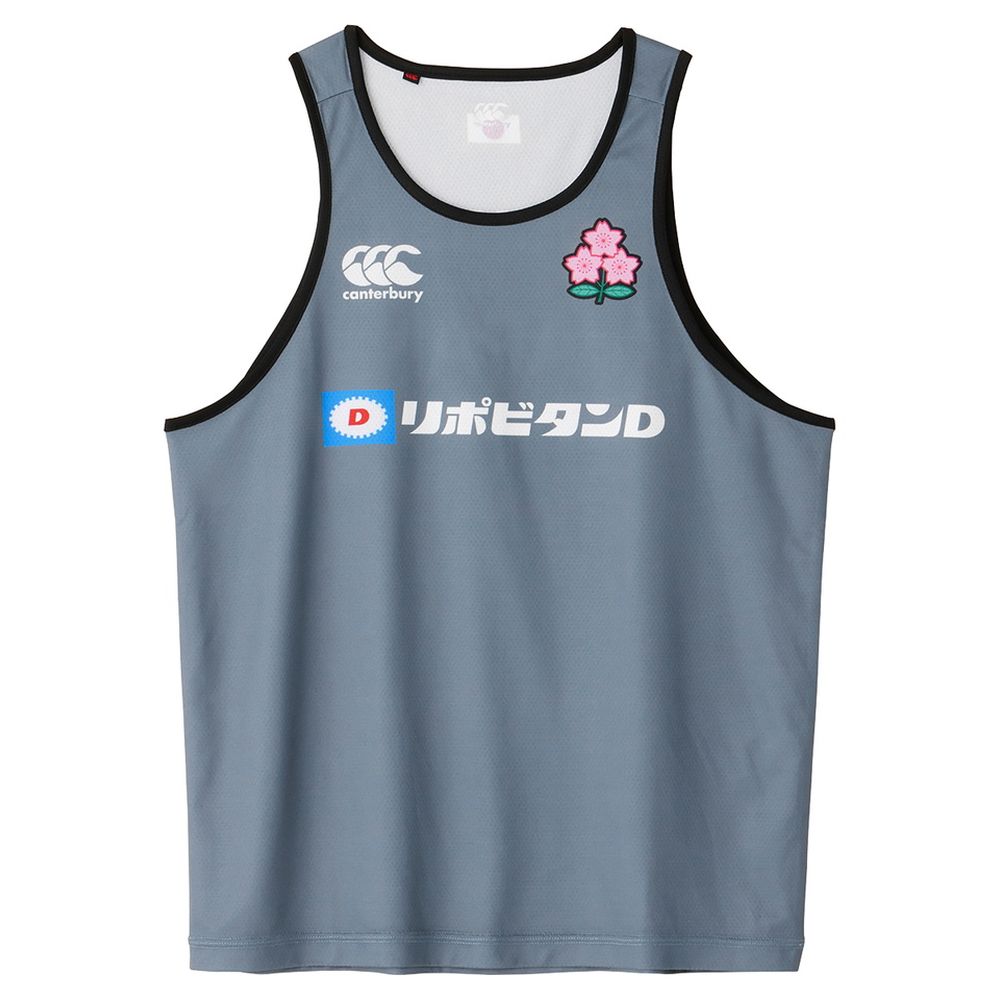 カンタベリー CANTERBURY ラグビーウェア ユニセックス   JAPAN TRAINING TANKTOP R34008JPB 2024SS