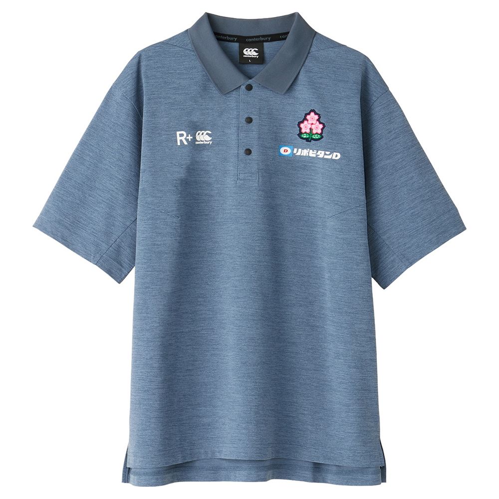 カンタベリー CANTERBURY ラグビーウェア ユニセックス   JAPAN MEDIA POLO R34078JPB 2024SS