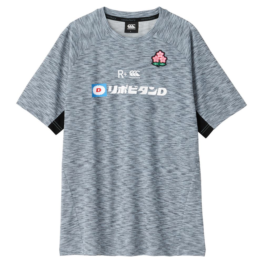 カンタベリー CANTERBURY ラグビーウェア ユニセックス   JAPAN WORKOUT TEE R34087JPB 2024SS