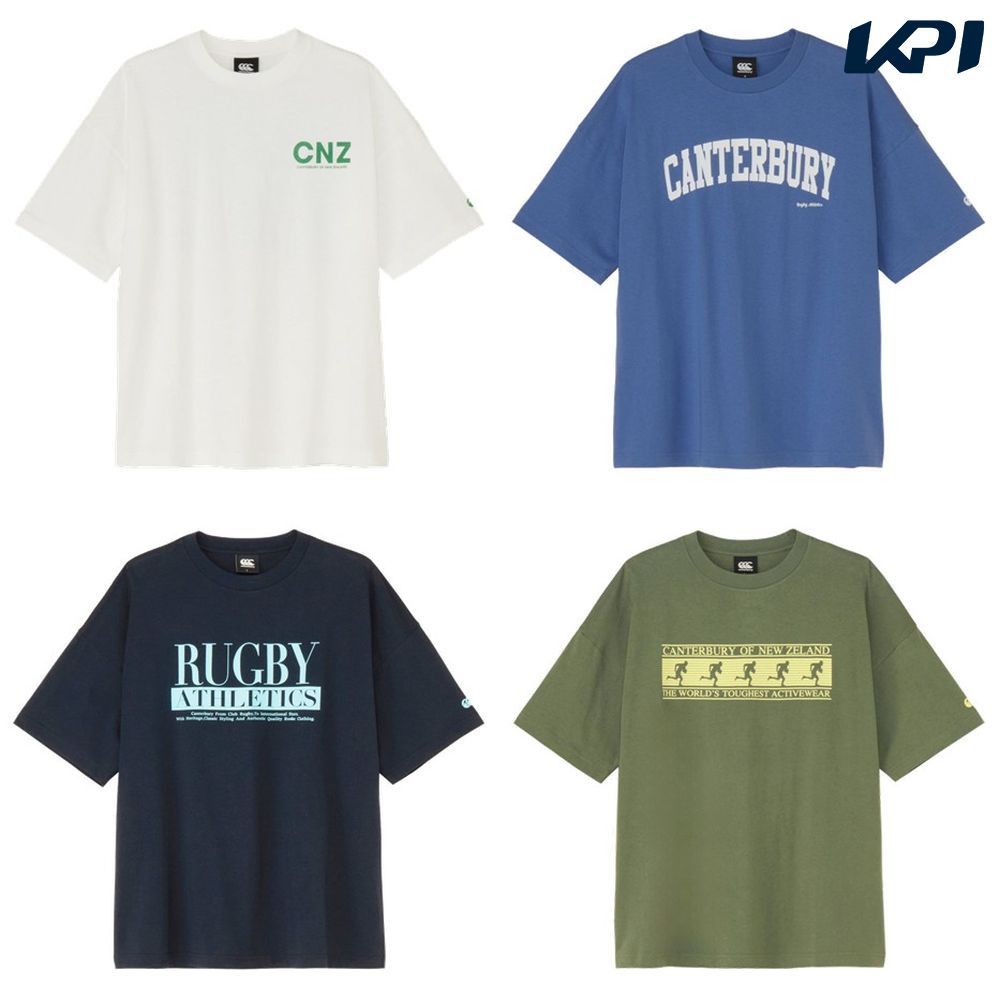 カンタベリー CANTERBURY ラグビーウェア ユニセックス   ショートスリーブロゴティー RA325627 2025FW