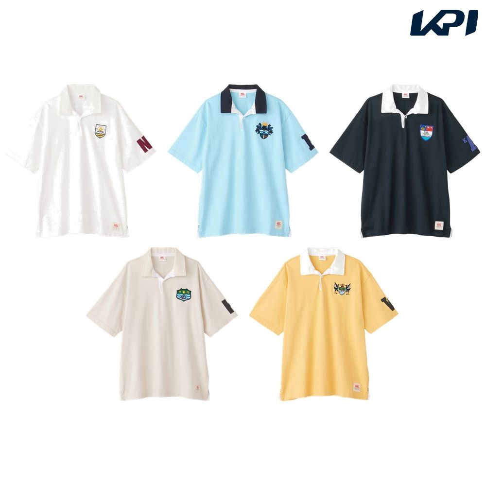 カンタベリー CANTERBURY ラグビーウェア ユニセックス   S/S RUGGER SHIRT RA34104 2024SS
