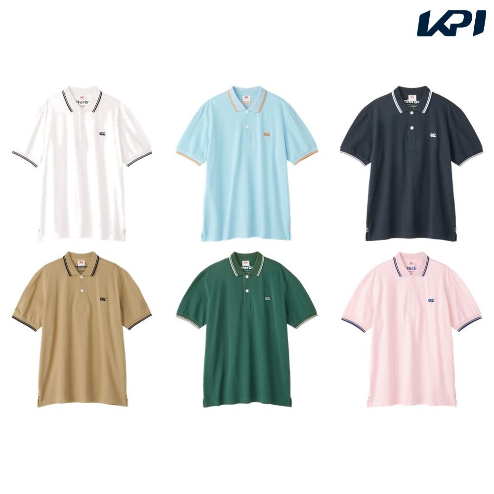 カンタベリー CANTERBURY ラグビーウェア ユニセックス   S/S RUGGER POLO RA34108B 2024SS