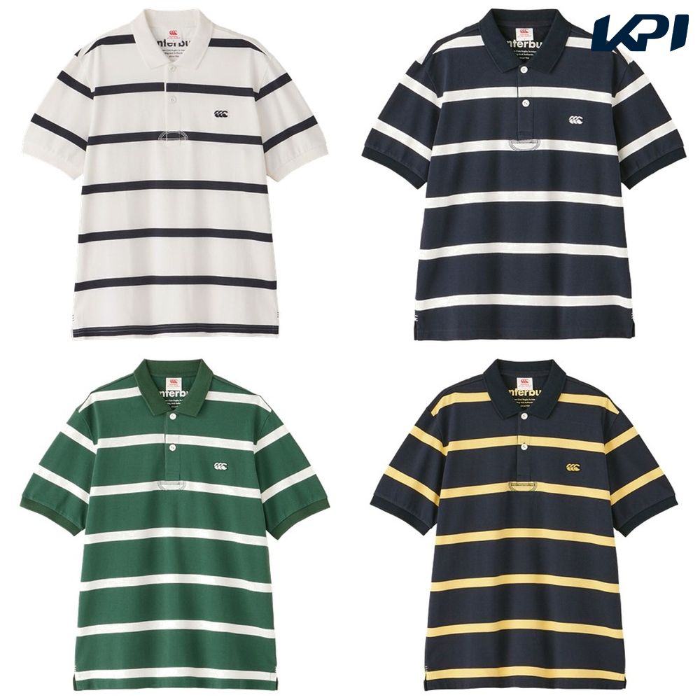 カンタベリー CANTERBURY ラグビーウェア ユニセックス   S/S RUGGER POLO RA34109B 2024SS