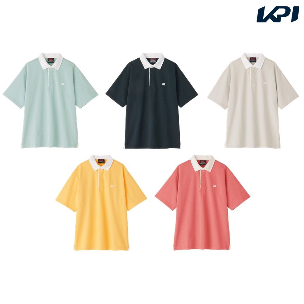 カンタベリー CANTERBURY ラグビーウェア ユニセックス   S/S SOLID COLOR RUGBY JERSEY RA34134 2024SS