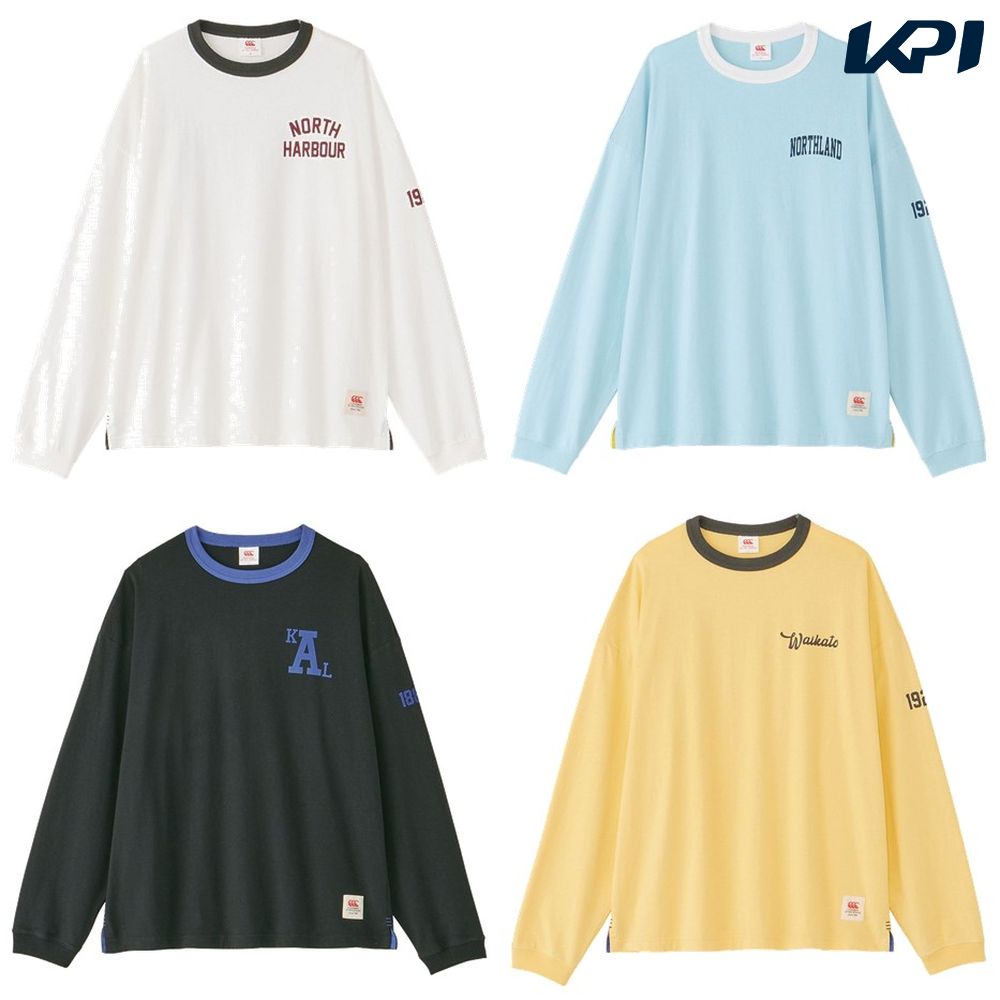 カンタベリー CANTERBURY ラグビーウェア ユニセックス   L/S T-SHIRT RA44116 2024SS