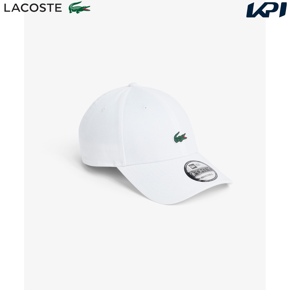 ラコステ LACOSTE テニスキャップ・バイザー メンズ   ラコステ×ニューエラ 9FORTY ワニロゴワンポイントキャップ RK7305-99-001