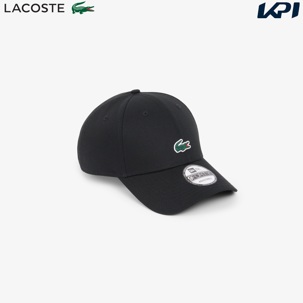 ラコステ LACOSTE テニスキャップ・バイザー メンズ   ラコステ×ニューエラ 9FORTY ワニロゴワンポイントキャップ RK7305-99-031 8月下旬発売予定※予約