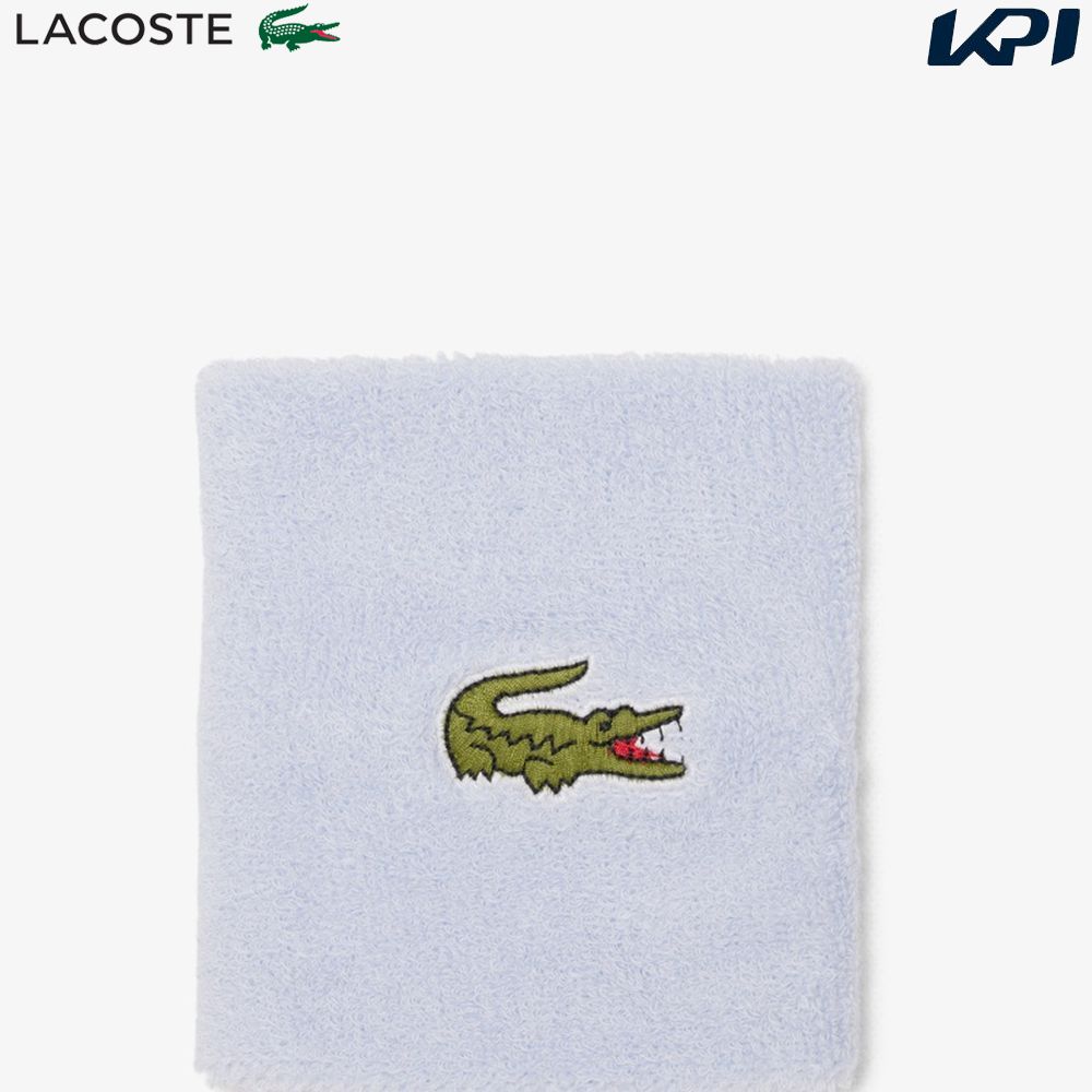 ラコステ LACOSTE テニスアクセサリー メンズ   リストバンド ライトブルー RL9272-10-J2G 2月中旬発売予定※予約「タオルキャンペーン対象」