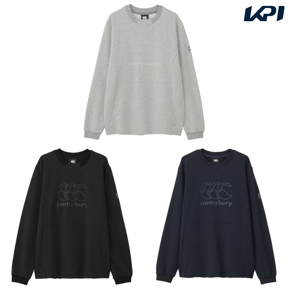 カンタベリー CANTERBURY ラグビーウェア メンズ   アールプラスクロスオーバークルー  RP425081B 2025SS